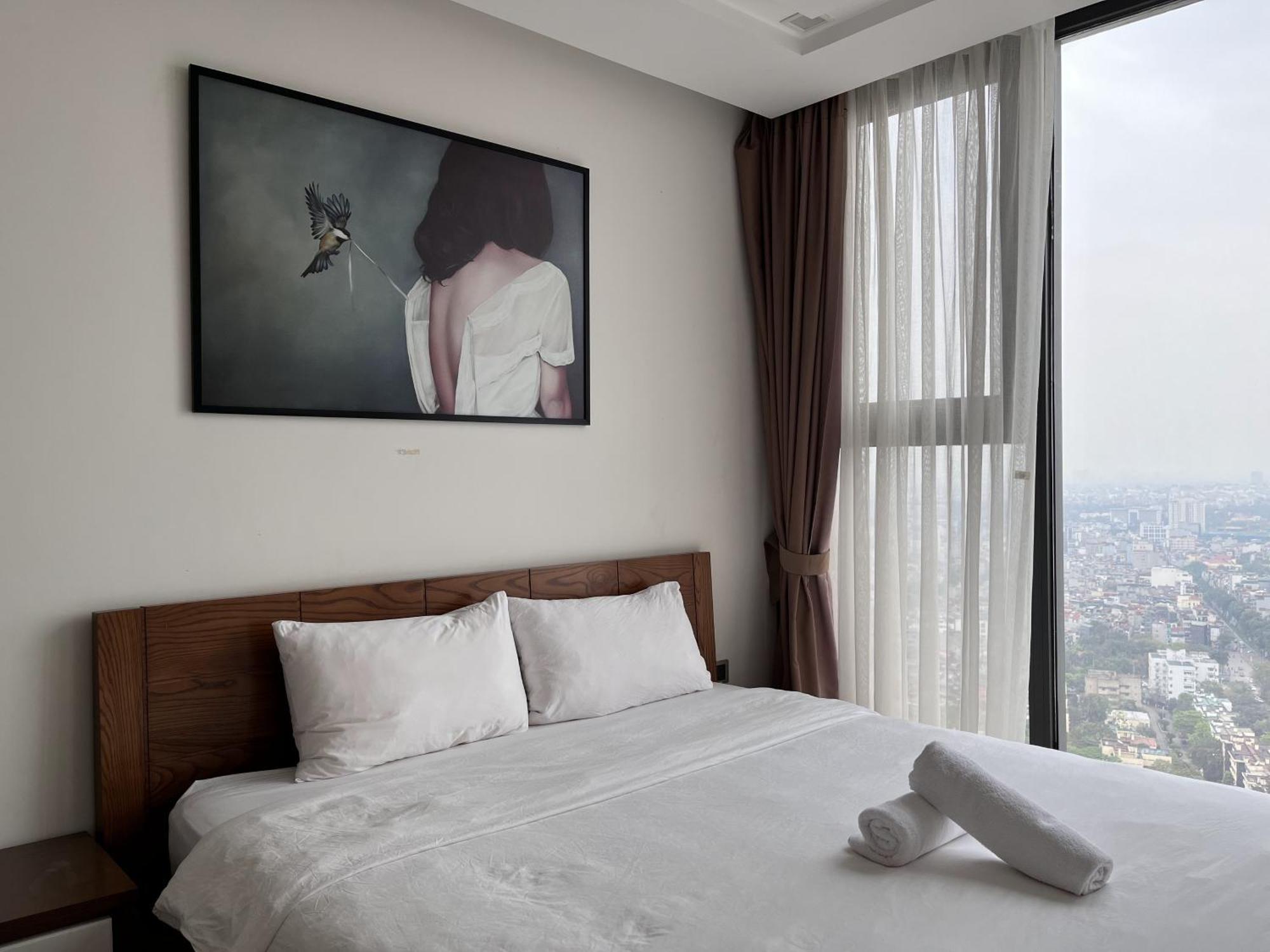Pangsapuri 81 m² dengan 2 bilik tidur dan 2 bilik mandi peribadi di Daerah Ba Dinh Hanoi Luaran gambar
